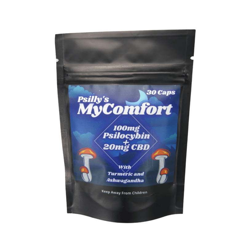Photographie source: Psilly’s MyComfort Microdose Caps