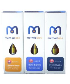 Method Labs – 0.5g Live Hash Rosin Cartridges (Bulk)