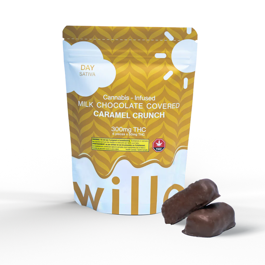 Photographie source: Willo Milk Chocolate Caramel Crunch – Day