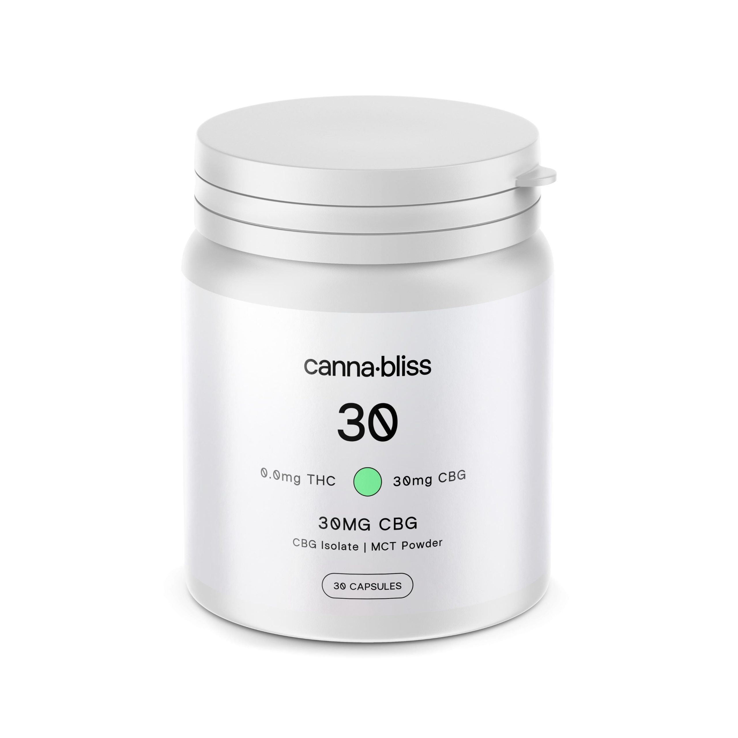 Photographie source: Canna Bliss CBG Capsules –