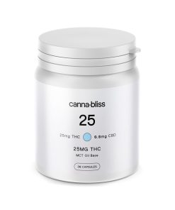 Canna Bliss THC Capsules – 25mg (30 pack)