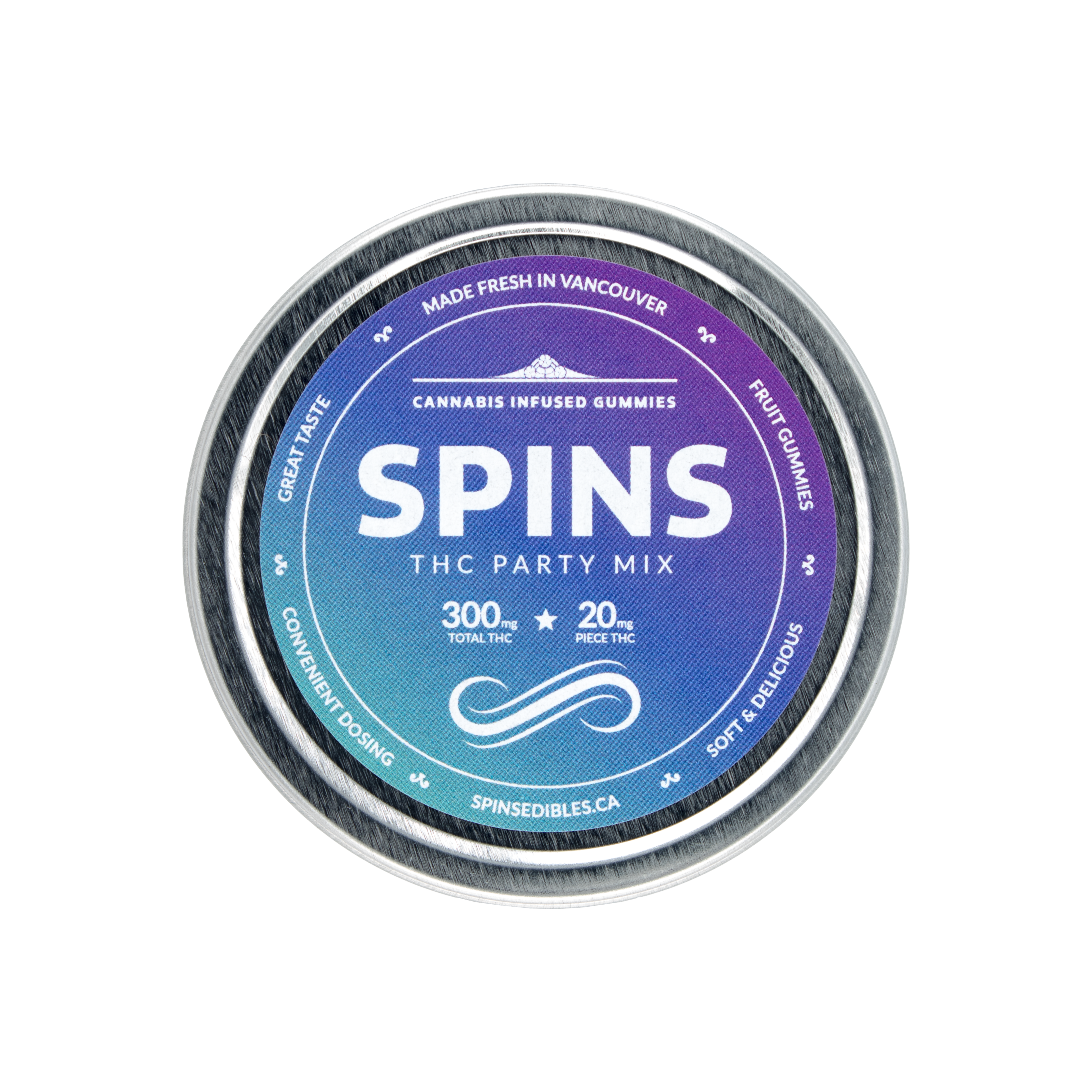 Photographie source: SPINS – THC Party Mix