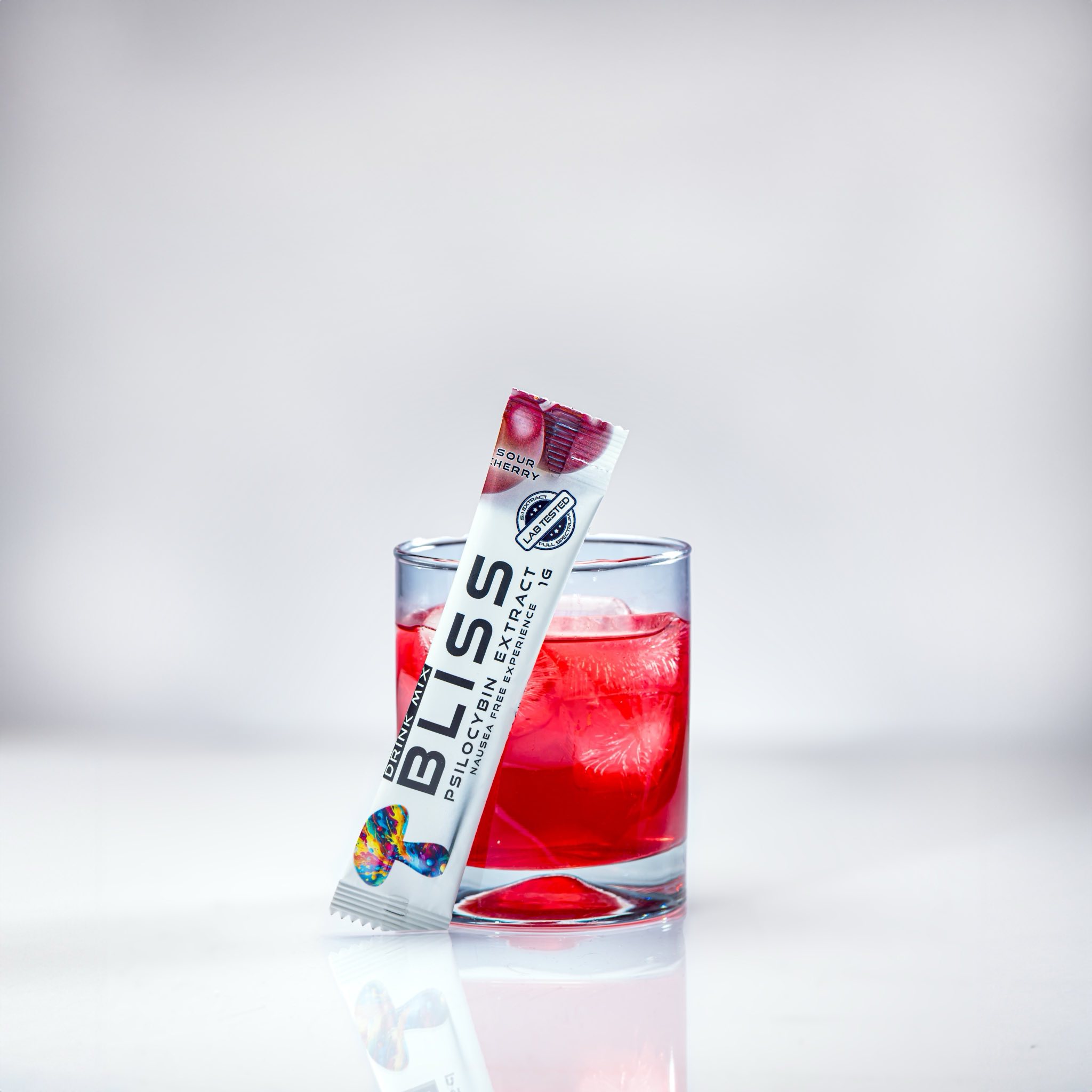Photographie source: Bliss Psilocybin Extract Drink Mix