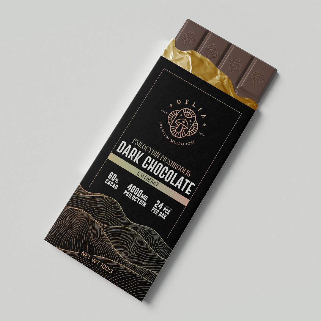 Photographie source: Psilocybin Mushroom Chocolate
